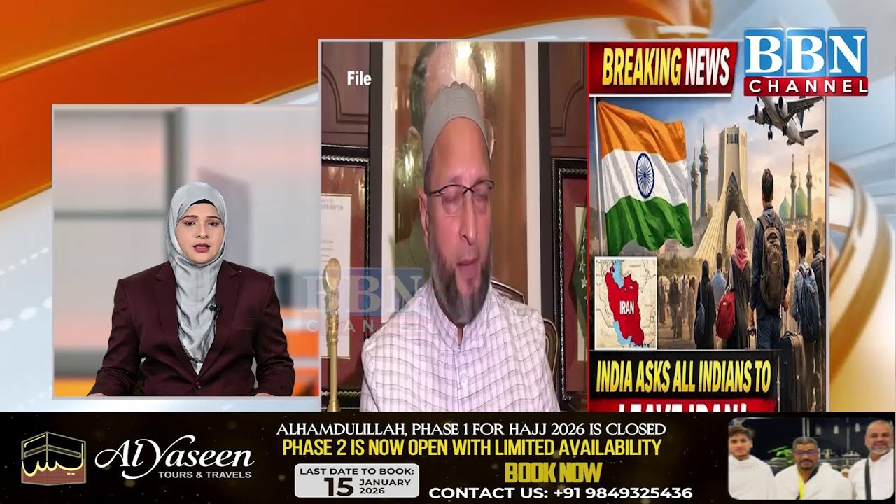 Iran Crisis: Asaduddin Owaisi Demands Immediate Evacuation of Indian Students |