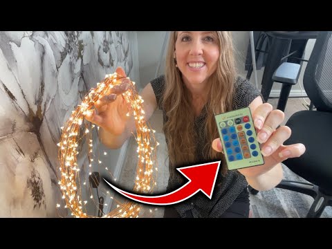 LED Fairy String Lights with Remote Review (Love these indoor/outdoor fairy lights!)