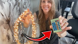 LED Fairy String Lights with Remote Review (Love these indoor/outdoor fairy lights!)