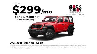 The Black Friday Sales Event is happening no at Chapman DCJR in Yuma!