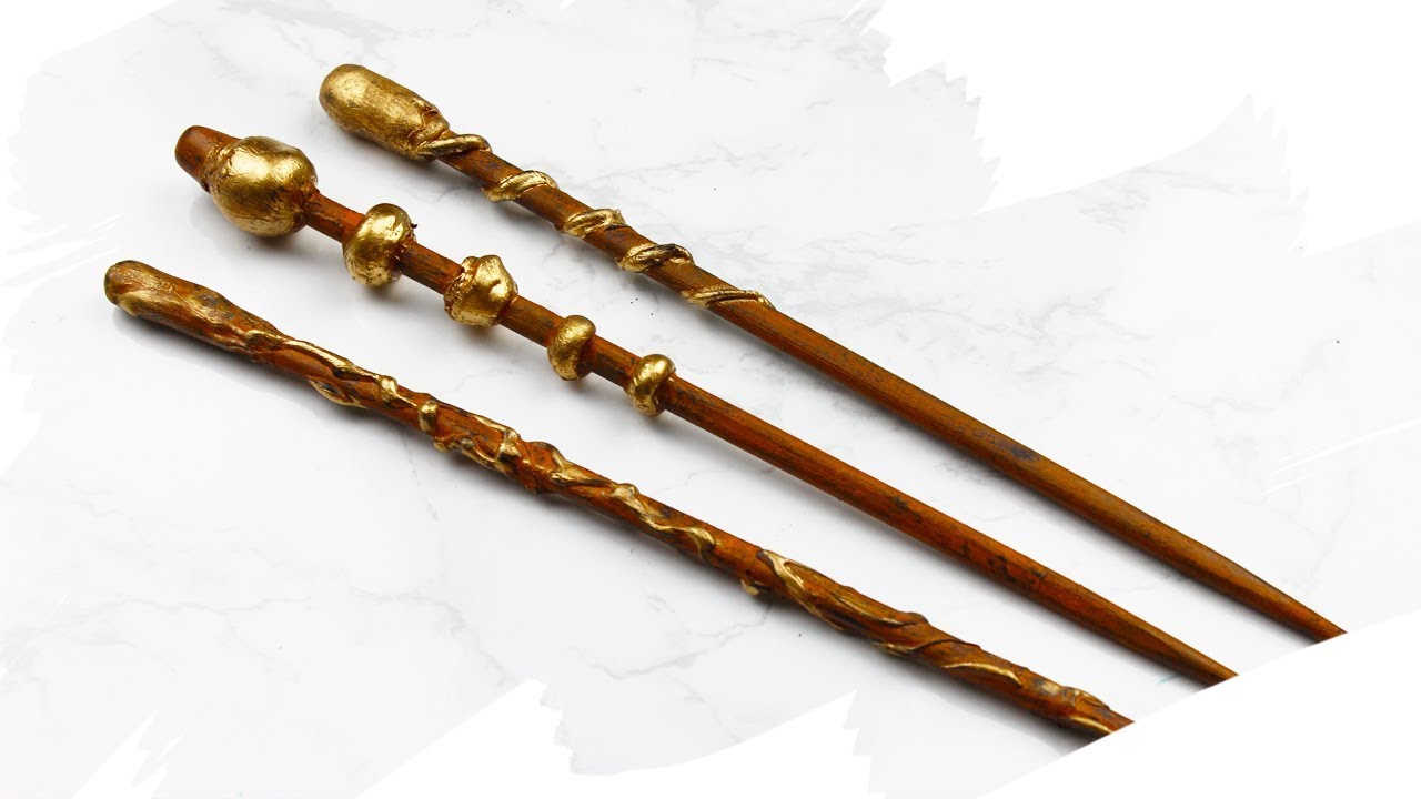 Harry Potter Wands Diy Youtube