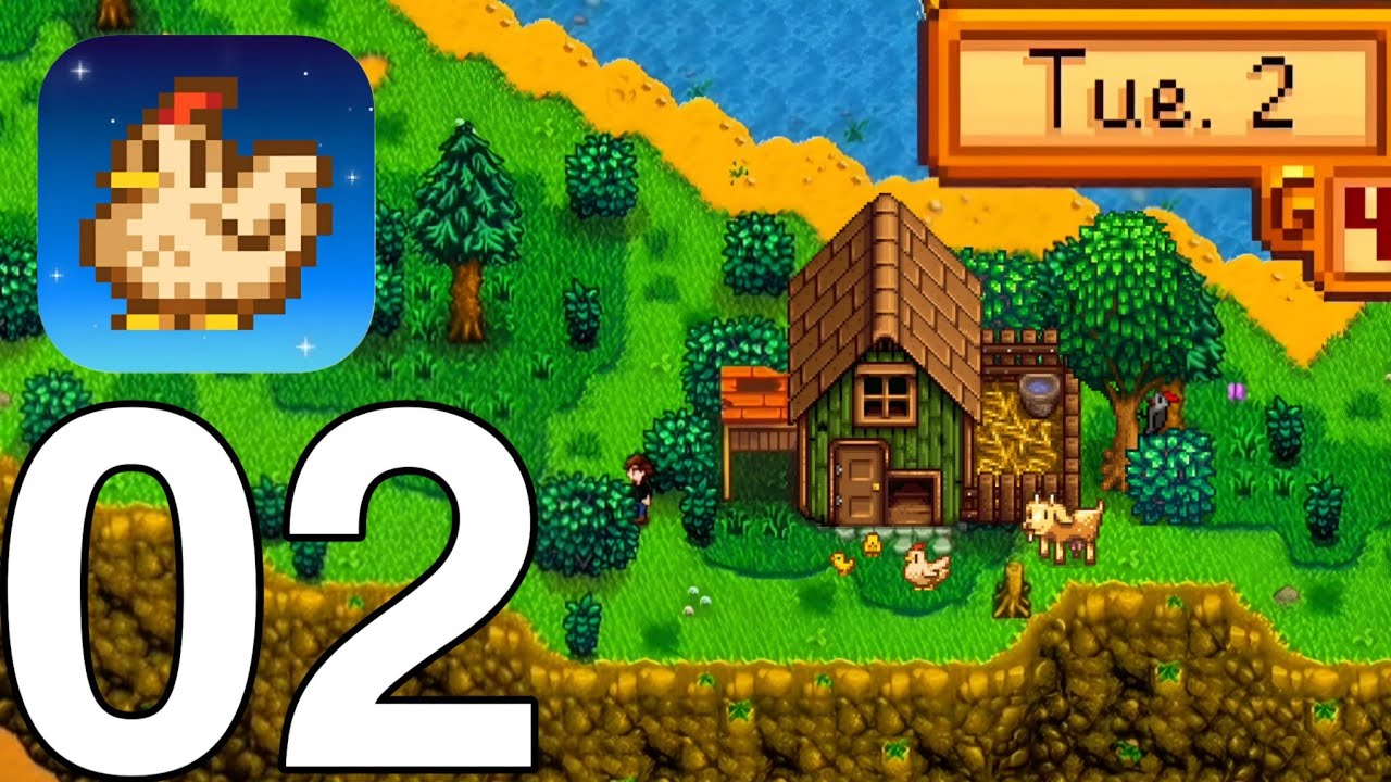 Stardew Valley - Gameplay Walkthrough Part 01 - Town Visit (iOS, Android) - YouTube