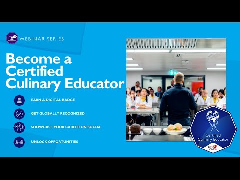 Become a Certified Culinary Educator