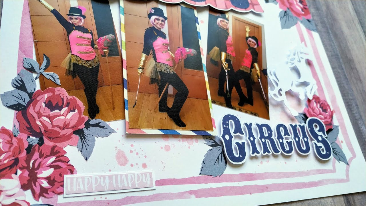 Layout circus. Inspiración Katyuscadas.