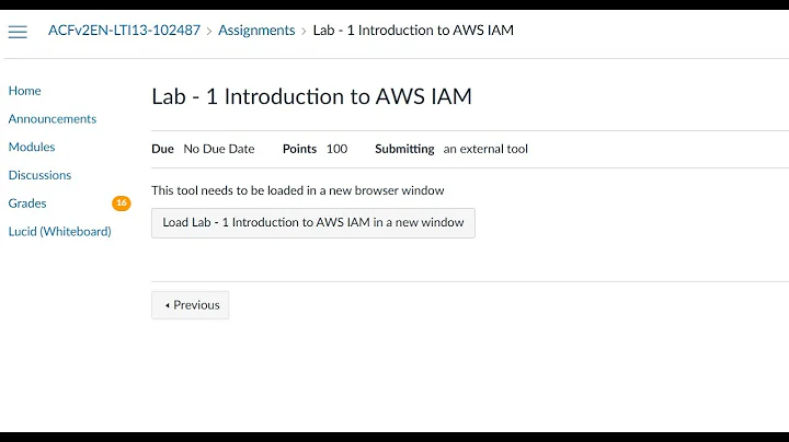 Lab   1 Introduction to AWS IAM || AWS Academy Cloud Foundations