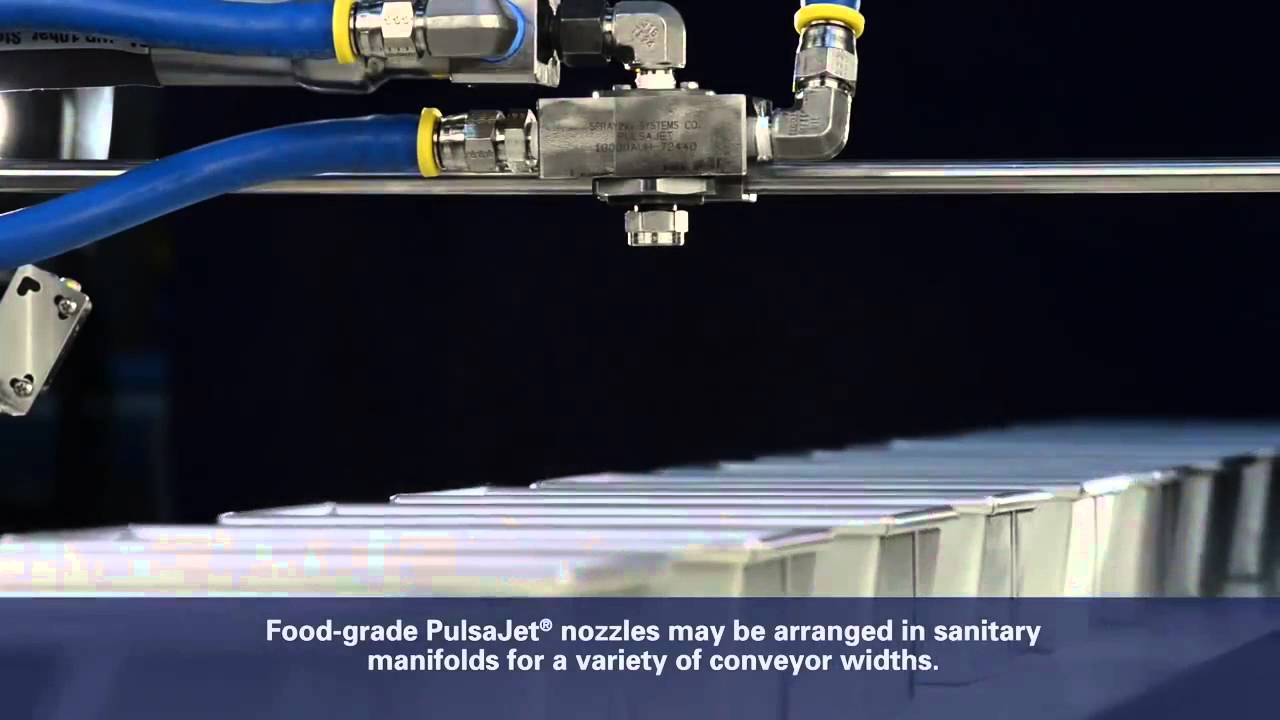 Pan Lubrication with PulsaJet® Spray Nozzles