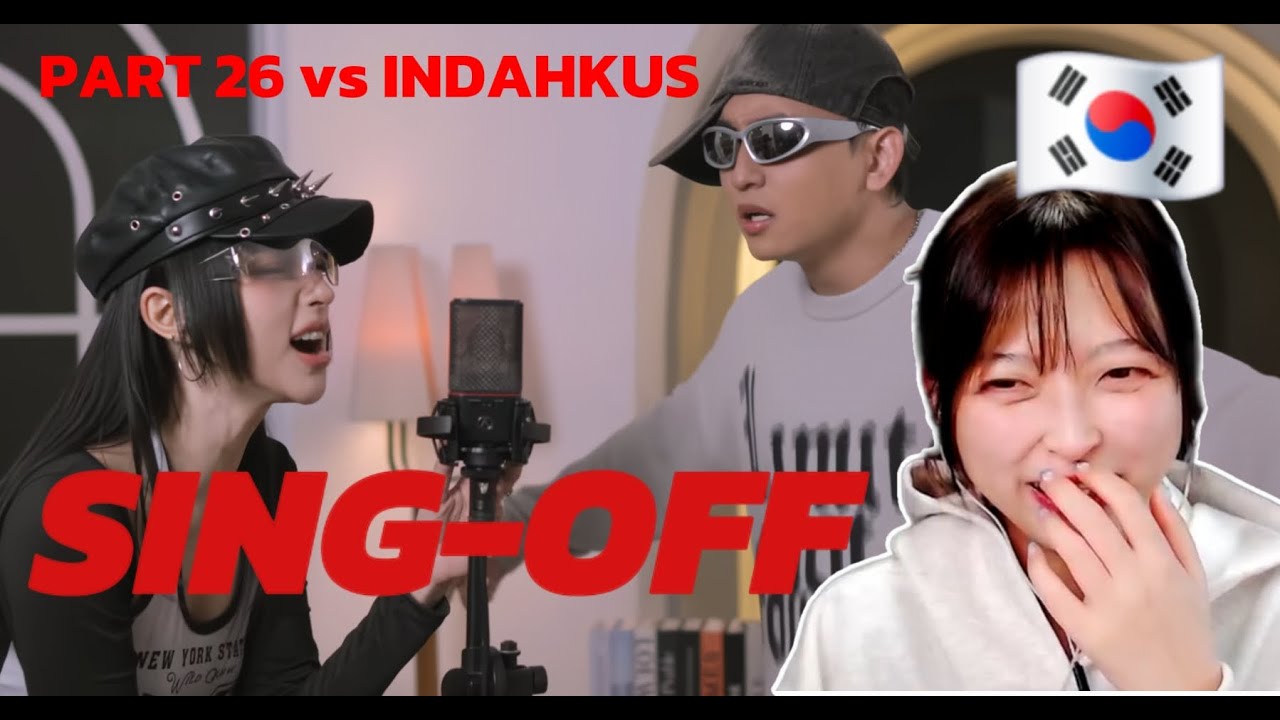 [Korean react] SING-OFF TIKTOK SONGS 26  vs  INDAHKUS