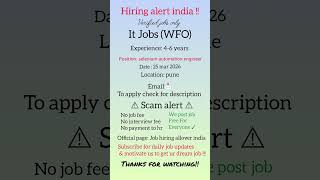 Hiring for Selenium Automation Engineers #hiring #ahmedabad #punejobs #job #youtubeshorts