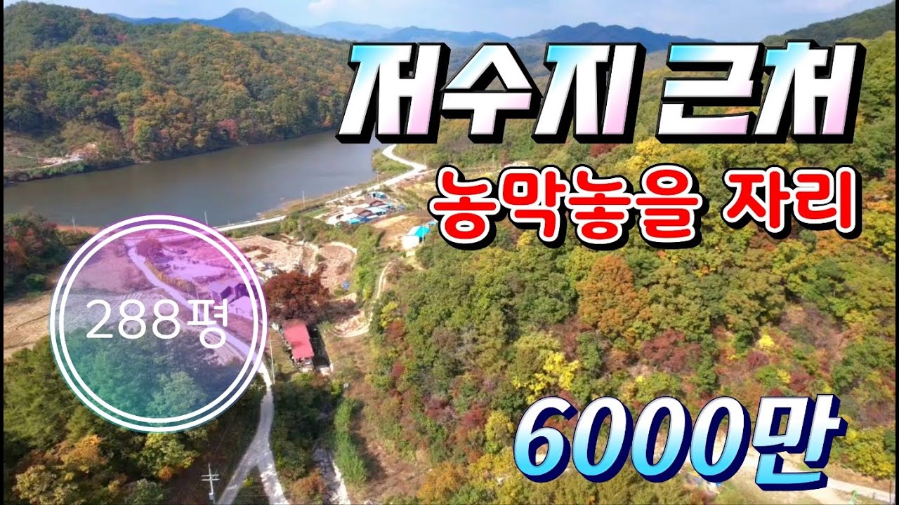 ★매물번호10214★충북 옥천/6000만원/조용한 곳에서 낚시,농막놓고,텃밭 하실 곳/야산 아래 골짜기/나홀로 힐링/보전관리지역/옥천 영동 상주 보은