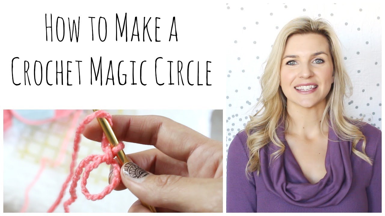 Melu Crochet Guide: How to make a Magic Ring when crocheting 'in the round'  – Melu Crochet