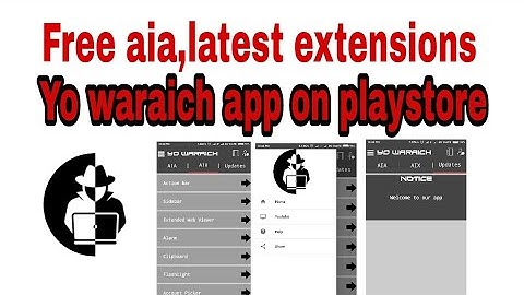 Fully dynamic app launch Yo waraich free aia and extensions in app