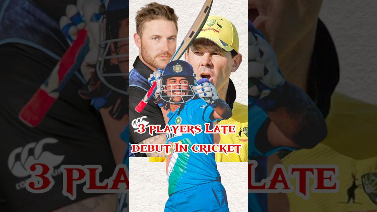 3 Cricketers Who Made Their Debut late 😲👀 