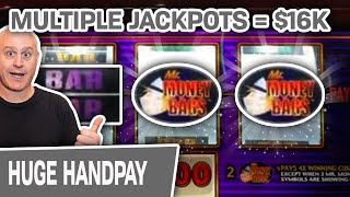 ? $16,000 From MULTIPLE Jackpots ? $100 SPINS For My BIGGEST WINS EVER on Mr. Money Bags