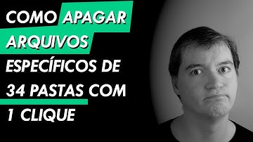 Ex #035 - Como excluir arquivos específicos de 34 pastas com 1 clique | Excel VBA