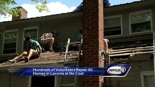 Teens volunteer to improve homes