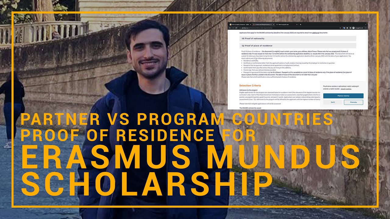 100% rejection for missing proof of residence for Erasmus Mundus Scholarship (Don't Ignore)
