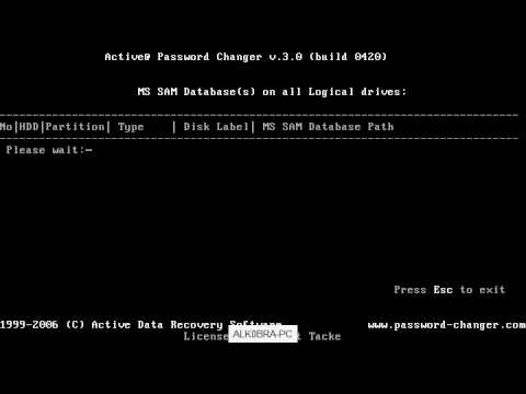 Reset Passowrd Windows XP Vista 7 - إعادة تعيين الرقم السري