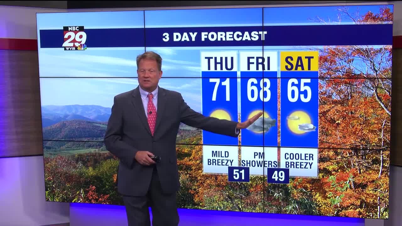 Nbc29 Reporters Eric Pritchett - NBC29 Weather 6 PM October 18, 2023 - YouTube
