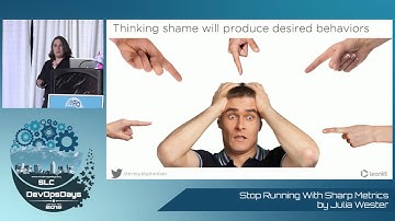 Stop Running With Sharp Metrics​ By Julia Wester