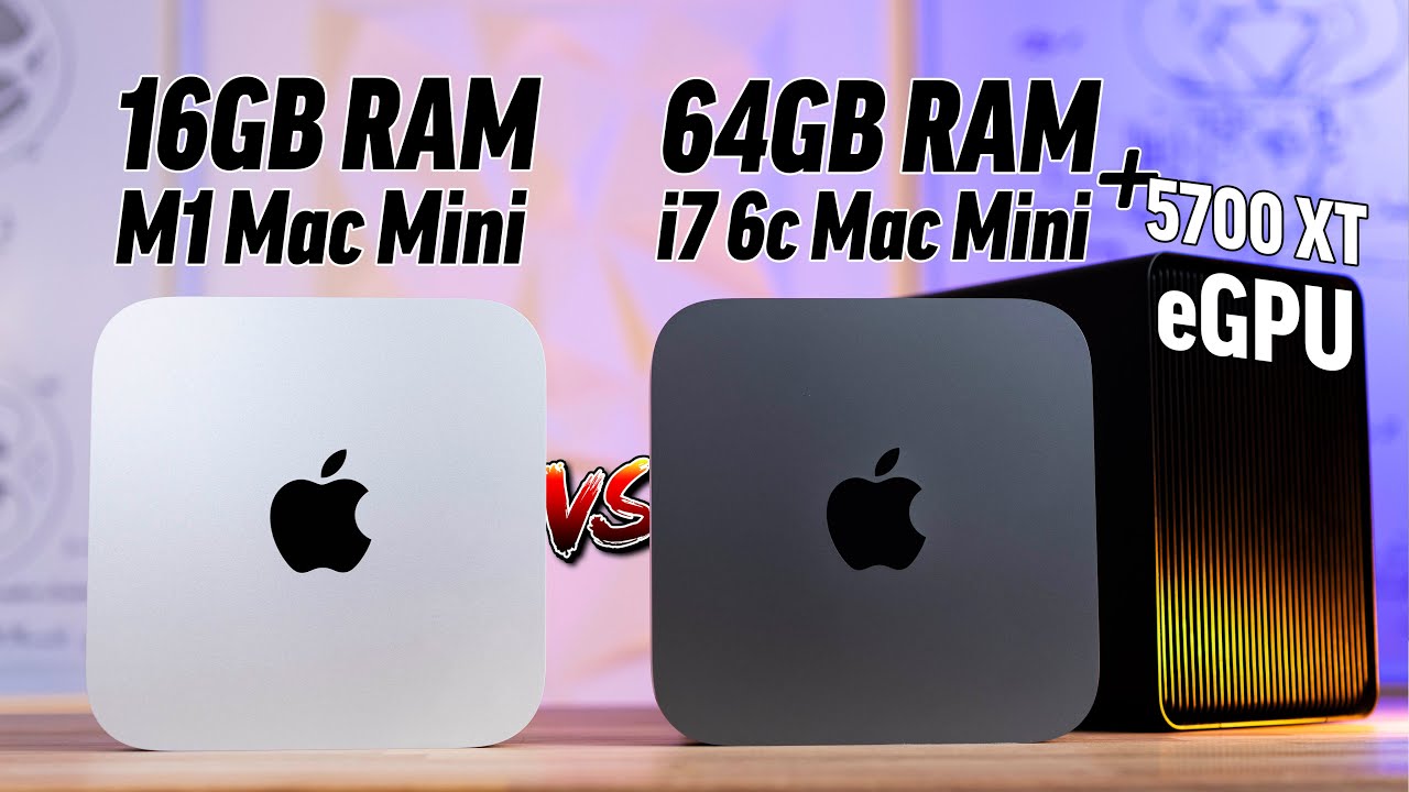 M1 Mac Mini vs Intel i7 Mac Mini + eGPU for Pro Apps! 