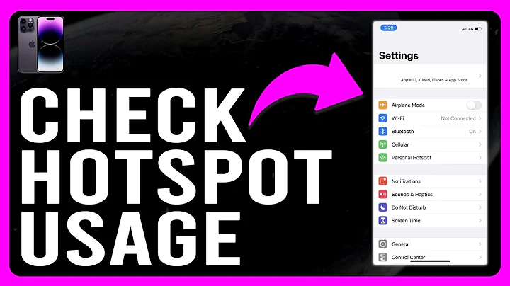 How to Check Hotspot Usage on Your iPhone (How to Monitor Hotspot Usage)