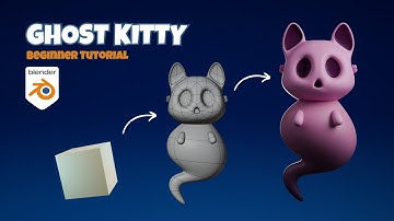 Make a Cute Ghost Kitty in Blender — Beginner Stylized Character