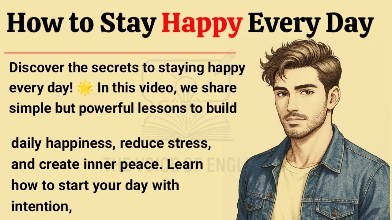 How to Stay Happy Every Day || Build peace purpose & Daily joy | Motivational video | simple life ✅️