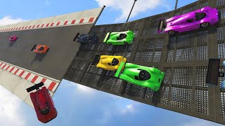 It took us over 70 MINUTES to finish this GTA 5 Parkour Race..