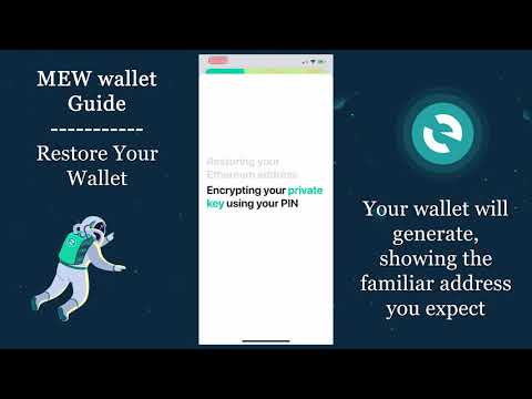 MEW wallet 101 - Reset & Restore