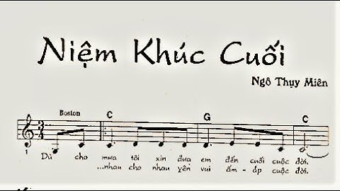 Cảm Nhận Bài Hát “NIỆM KHÚC CUỐI” Dù sao đi nữa xin vẫn yêu em…