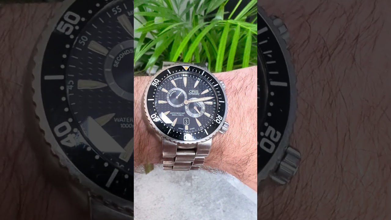 Oris Regulator "der Meistertaucher". Absolute beast of a watch. 