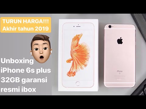 TURUN HARGA !!! Unboxing iPhone 6s plus 32GB rosegold resmi ibox di akhir tahun 2019. 