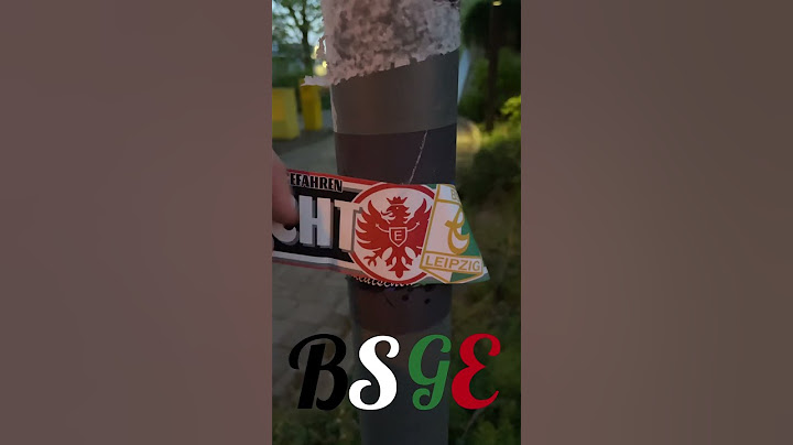 HSVs überklebt, nur die BSGE! 🖤🤍💚❤️