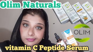 Olim vitamin C peptides || olim products review By beautifully blessed