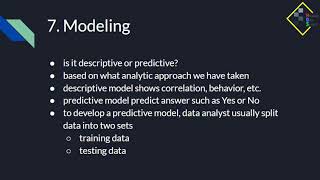 Data Science Methodology - Part 2 (DAS06 by Myanmar Data Science)