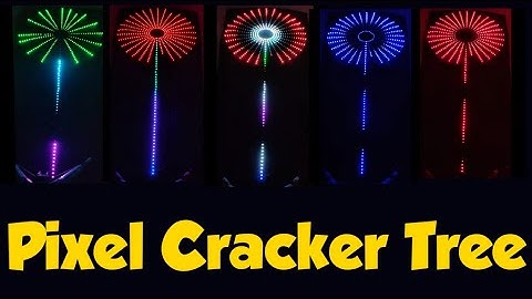 How To Make Pixel Cracking Tree || Cracker Tree Sound || Diwali Pixel Fireworks || Cracker tree