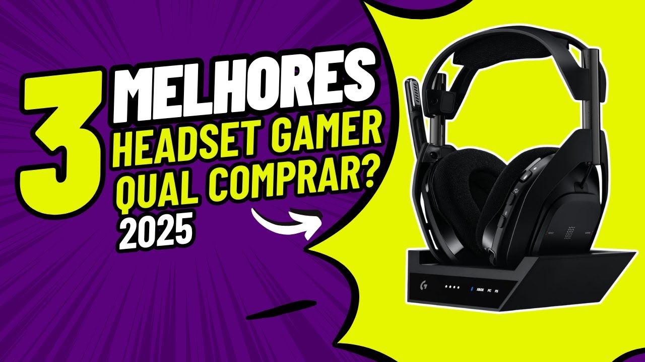 TOP 4 MELHORES Headset Gamer Custo Beneficio 2025 | Tem Logitech, Hyper ...