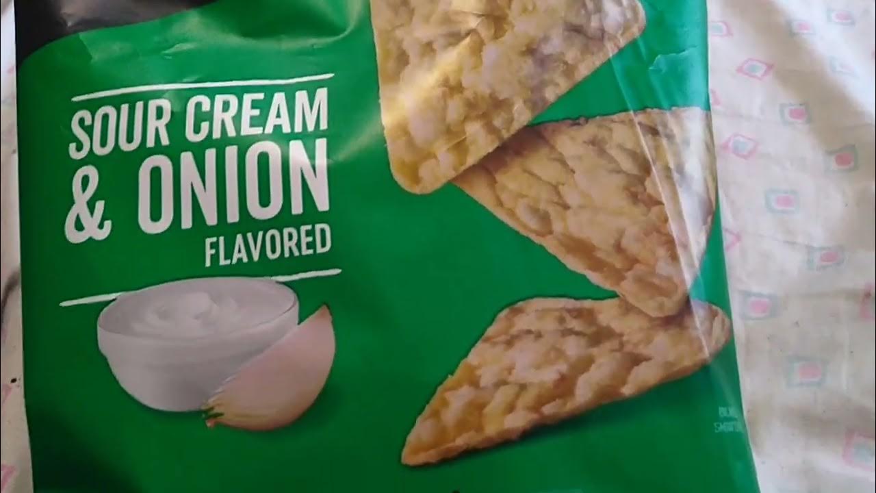Popcorners Sour Cream & Onion Product Review YouTube