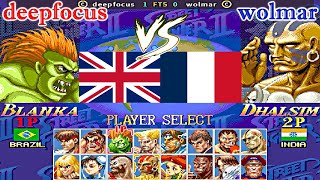 Hyper Street Fighter II: The Anniversary Edition - deepfocus vs wolmar FT5