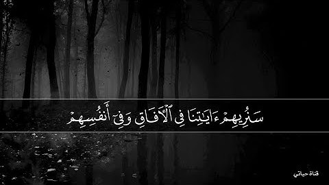 سنريهم آياتنـا في الافاق وفي أنفسـهم❤️ايات قرانيه قصيره حالات واتس/راحه نفسيه/ارح سمعك /ارح قلبك❤️