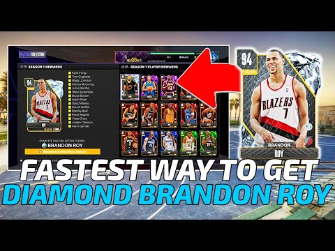FULL GUIDE ON THE FASTEST WAY TO UNLOCKING DIAMOND BRANDON ROY FOR FREE IN NBA 2K24 MYTEAM