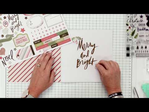 Create a Handmade Holiday Memory Album | Heidi Swapp