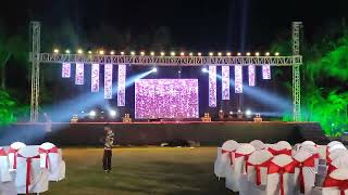 Sangeet night | sound | light | & | led screen | setup