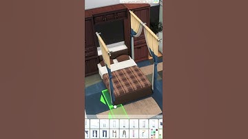 Custom Base game Bed in Sims 4 #shorts #short