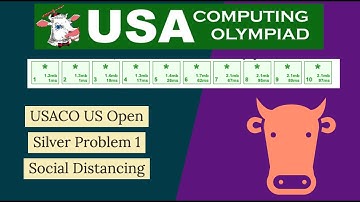 USACO US Open 2020 Silver Problem 1: Social Distancing
