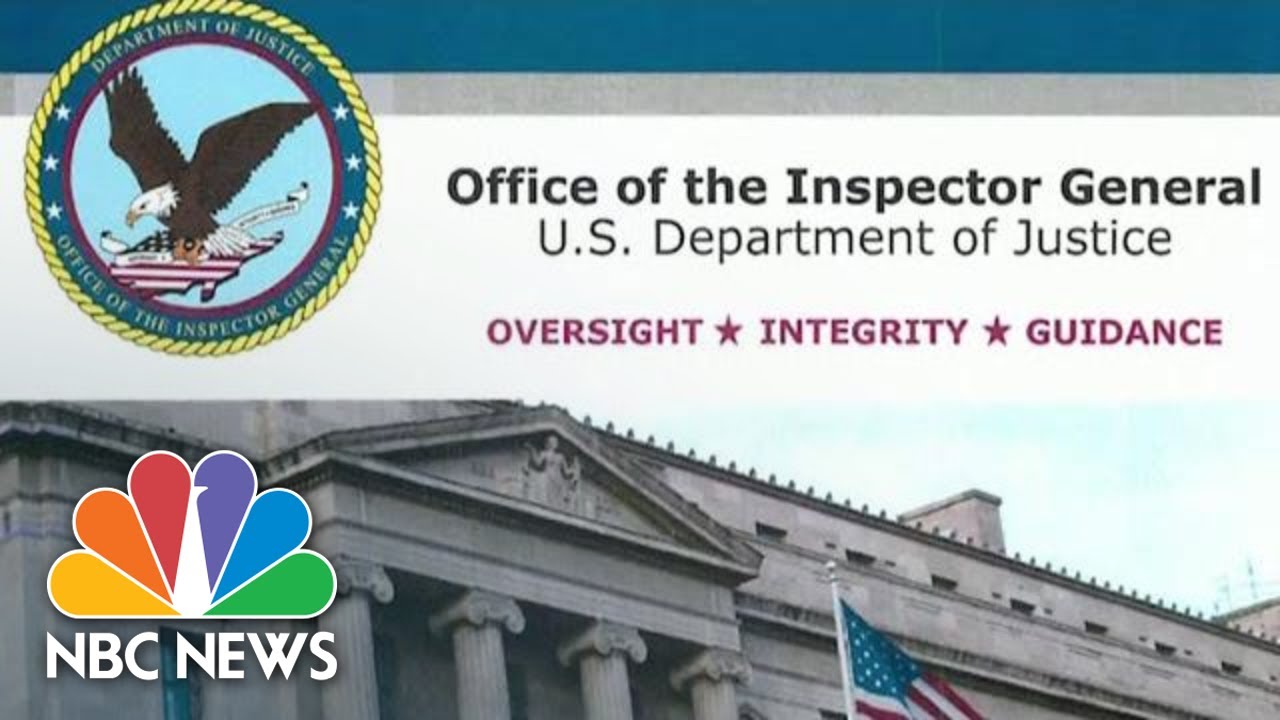 IG Report: DOJ inspector general report on the Russia probe is ...