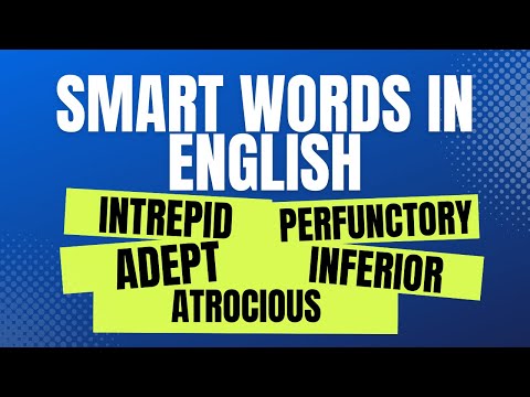 Video: Smart is The meaning of the word