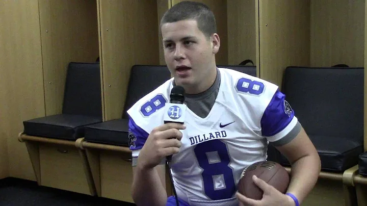 Dillard QB Bud Martin at media day