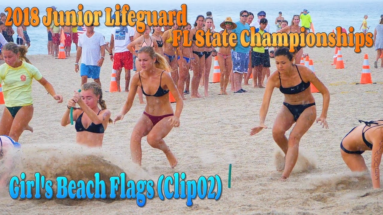 2018 Junior Lifeguard Florida State Championships / Girl's Beach Flags