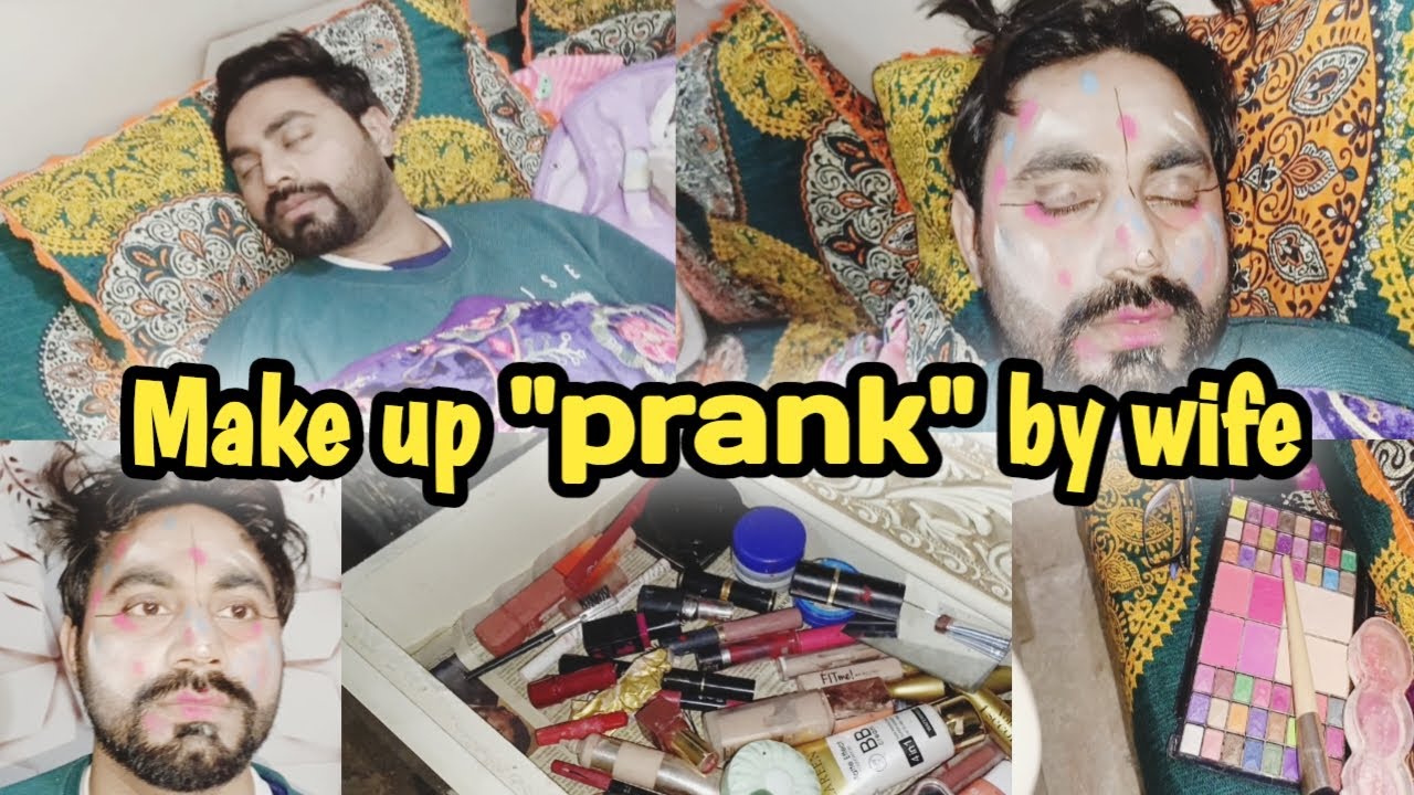 Wife ny Make up lga k prank kar diya | Subha othtay sath hee mou dhoya | Badla lenay ki than lee